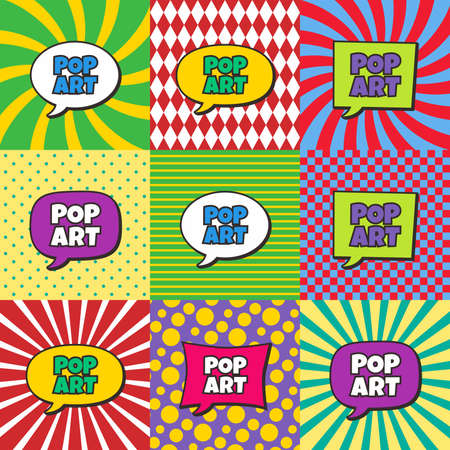 pop art comic bookのイラスト素材