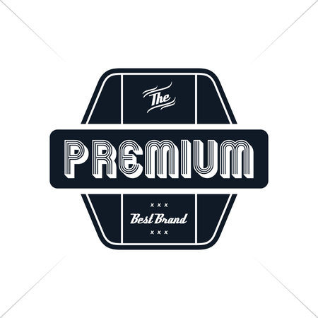 premium badgeのイラスト素材