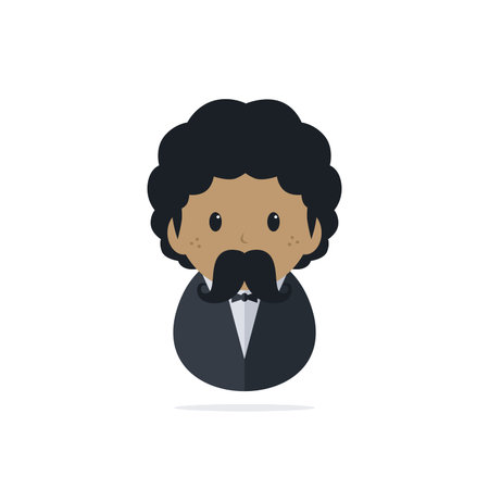 tuxedo man theme vector art graphic illustrationのイラスト素材