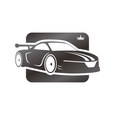 sports car template theme vector art illustrationのイラスト素材