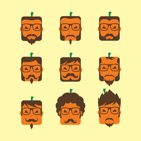 halloween guy character theme vector art illustrationのイラスト素材