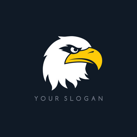 bold eagle bird template theme vector art illustrationのイラスト素材
