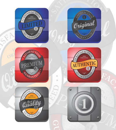 editable label sticker vector graphic art design illustrationのイラスト素材