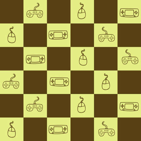 video game vector graphic art design illustrationのイラスト素材