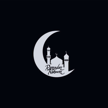 islamic ramadan mubarak art theme vector illustrationのイラスト素材