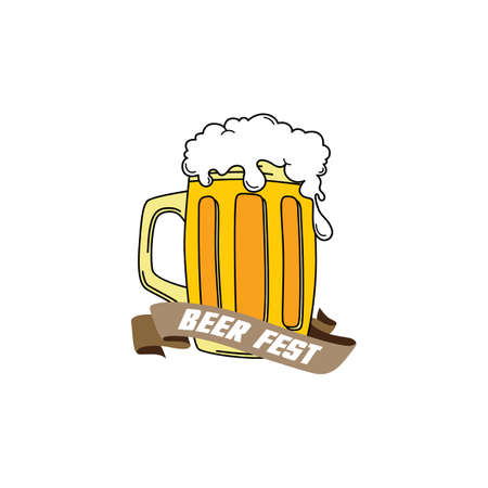 cold beer brewery and drink theme vector art illustrationのイラスト素材