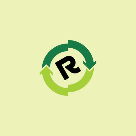 rotate arrow sign theme vector graphic art illustrationのイラスト素材