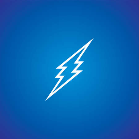 thunder storm sign theme vector art illustrationのイラスト素材