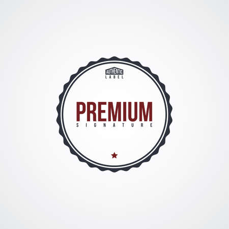 premium quality label theme vector art illustrationのイラスト素材