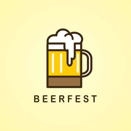 cold drink brewery theme vector art illustrationのイラスト素材