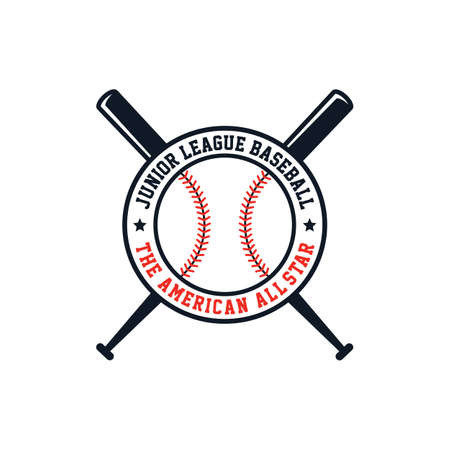 baseball league sport theme vector art illustrationのイラスト素材