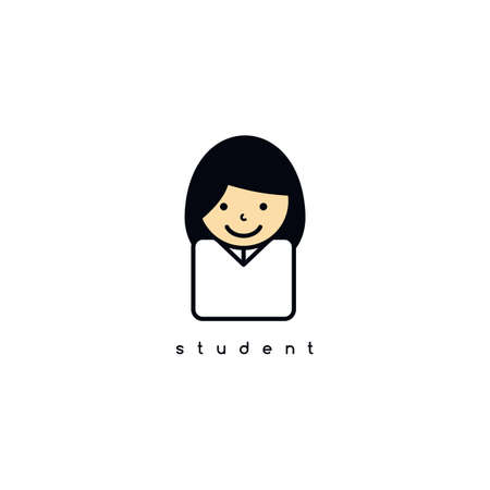 avatar portrait profile picture vector art illustrationのイラスト素材