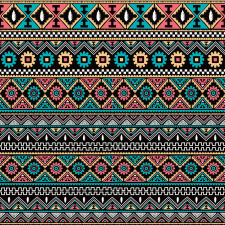 native ethnic seamless pattern theme vector art illustration