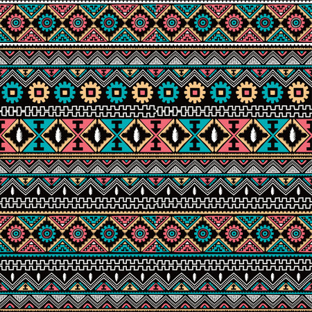 native ethnic seamless pattern theme vector art illustrationのイラスト素材