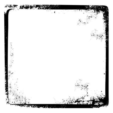 grungy broken page frame vintage retro theme vector artのイラスト素材