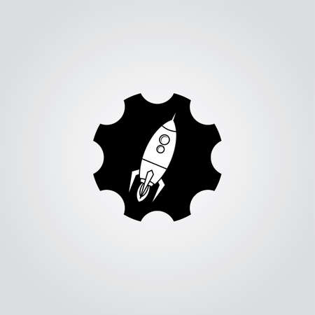 cog setting service logo art theme vector illustrationのイラスト素材