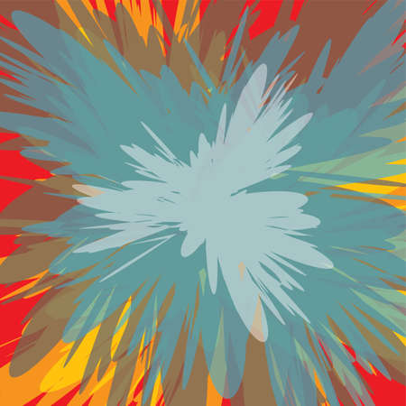 colorful supernova blast background theme vector art illustrationのイラスト素材