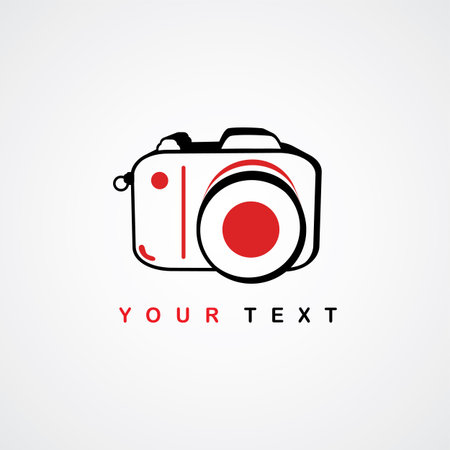 photography camera theme theme vector artのイラスト素材