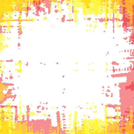 color grunge frame abstract texture stock vector design templateのイラスト素材