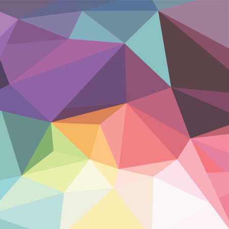 Abstract colorful triangle geometrical background vector illustration