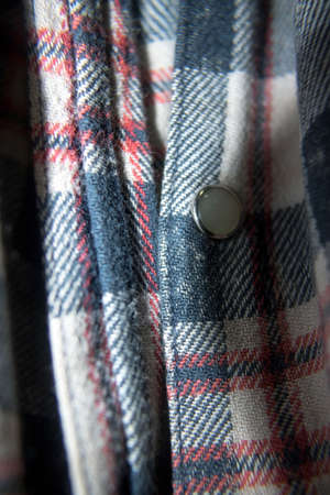 Color plaid Flannel Fabric Texture or backgroundの写真素材