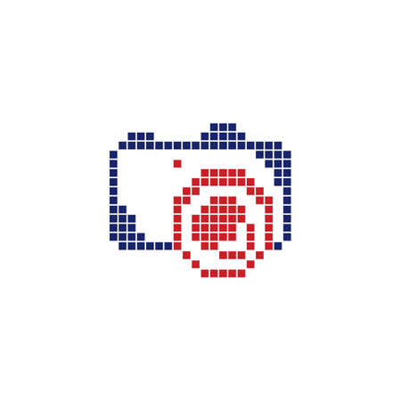 photo camera logotype logo template vector art illustrationのイラスト素材
