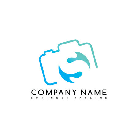 camera photography brand company template logo logotype vector artのイラスト素材