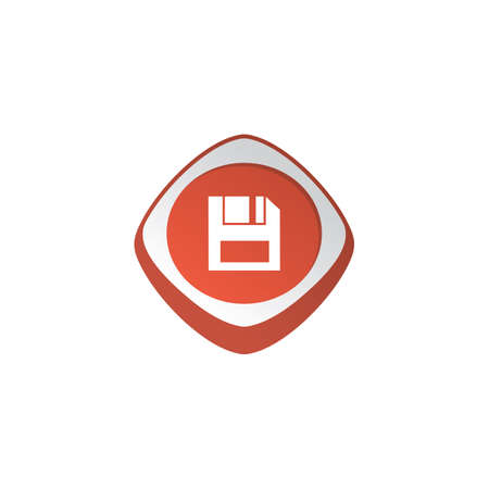 save glossy color app icon button game asset theme vector artのイラスト素材