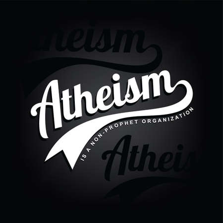 atheism theme - against religious ignorance campaign - vector artのイラスト素材