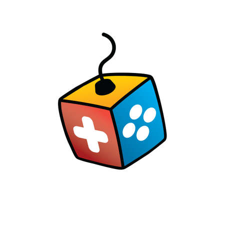 Joystick Logo - Video Game Console Logotype Vector Artのイラスト素材