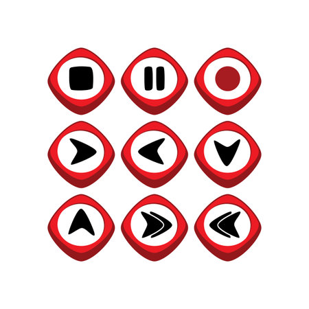 Game asset icon sign vector artのイラスト素材