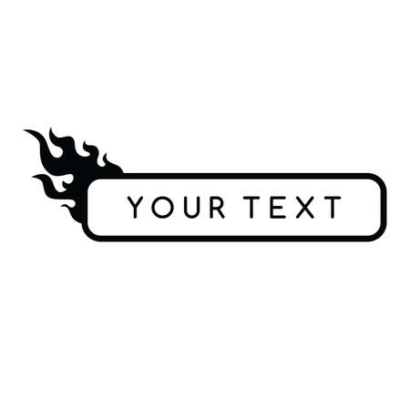 Fire button icon vectorのイラスト素材