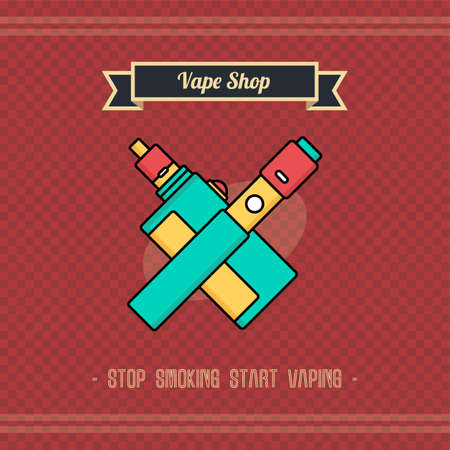 Vaporizer electric cigaretteのイラスト素材