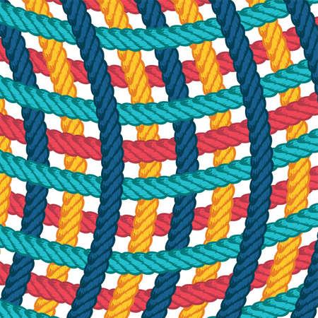 A lasso rope vector pattern background template artのイラスト素材