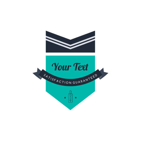 Electric cigarette badge label template vector artのイラスト素材