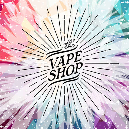 Electric cigarette personal vaporizer vector art illustrationのイラスト素材