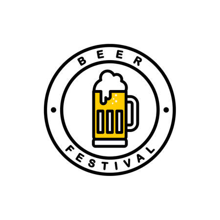 cold glass of beer vector art illustrationのイラスト素材