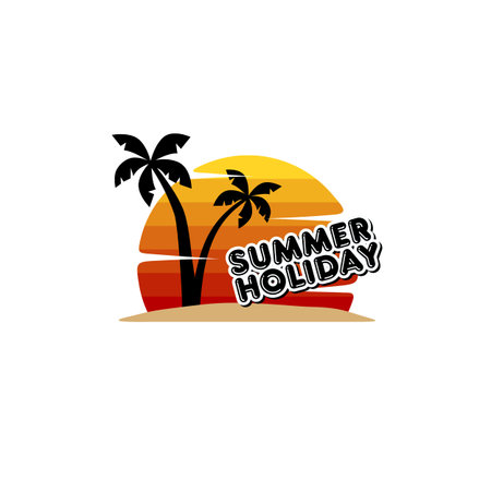 summer holiday beach vacation vector art