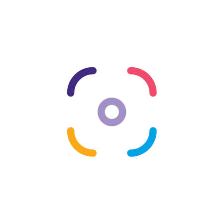 colorful gay pride camera photography application vectorのイラスト素材