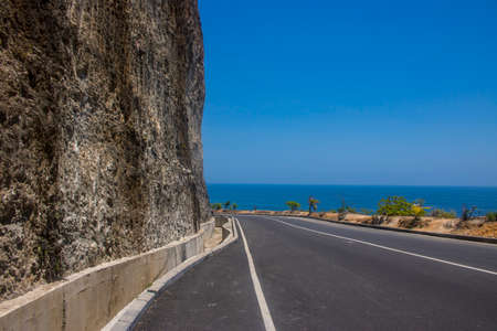 road to the beach view photoの写真素材