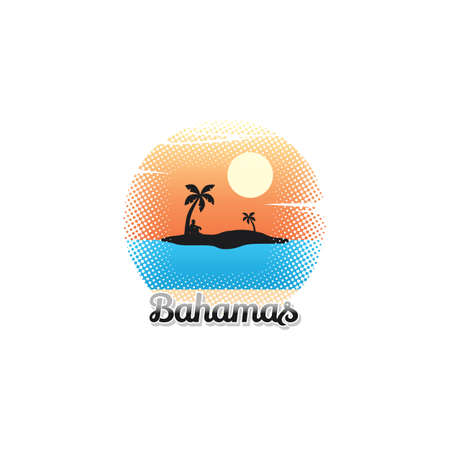 summer holidays beach sign symbol vector artのイラスト素材