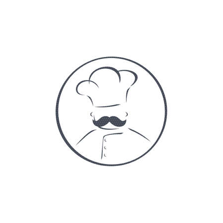 italian master chef vectorのイラスト素材