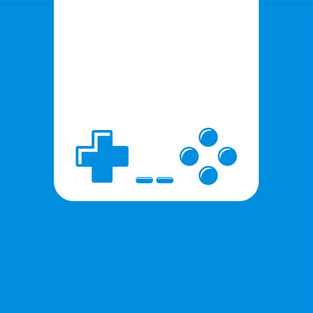 video game console joystick icon signのイラスト素材