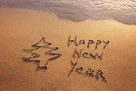 happy new yearの写真素材
