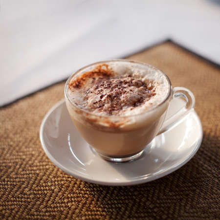 a cup of coffeeの写真素材
