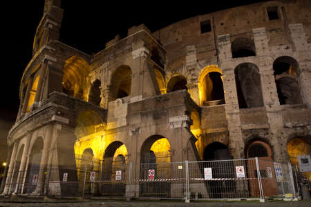 night in Rome, Italyの写真素材