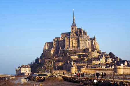 Mont Saint Michel, Franceの写真素材