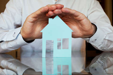 real estate insurance conceptの写真素材