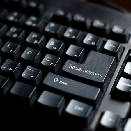 social networks and internet addictionの写真素材