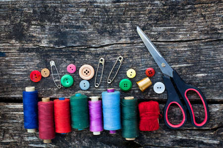 sewing accessoriesの写真素材